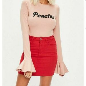 Pink Peachy Bodysuit